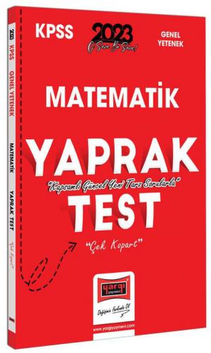 Matematik Çek Kopart Yaprak Test Fenomen Fotokopi - YKS - KPSS - ALES