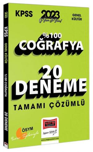 %100 Coğrafya Tamamı Çözümlü 20 Deneme Fenomen Fotokopi - YKS - KPSS - ALES