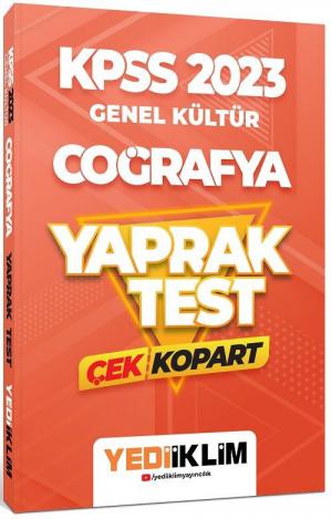 Coğrafya Çek Kopart Yaprak Test