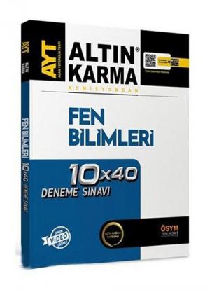 AYT Fen Bilimleri Komisyondan 10x40 Deneme Fenomen Fotokopi - YKS - KPSS - ALES