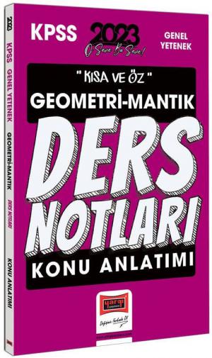 Kısa ve Öz Geometri ve Sayısal Mantık Konu Anlatımı Ders Notları Fenomen Fotokopi - YKS - KPSS - ALES
