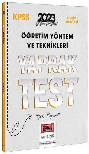 Öğretim Yöntem ve Teknikleri Yaprak Test
