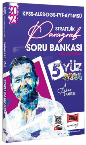 5 Yüz Tamamı Çözümlü Stratejik Paragraf Soru Bankası Fenomen Fotokopi - YKS - KPSS - ALES