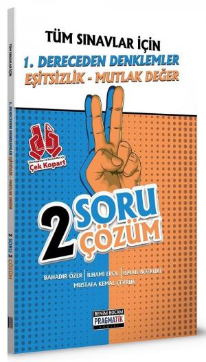 1. DERECEDEN DENKLEMLER EŞİTSİZLİK MUTLAK DEĞER 2 SORU 2 ÇÖZÜM FASİKÜL Fenomen Fotokopi - YKS - KPSS - ALES