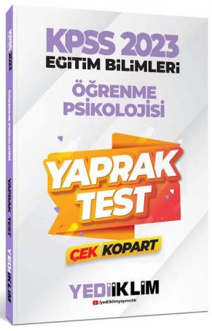 Öğrenme Psikolojisi Çek Kopart Yaprak Test