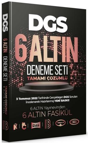 DGS Tamamı Çözümlü 6 Altın Deneme Seti Fenomen Fotokopi - YKS - KPSS - ALES