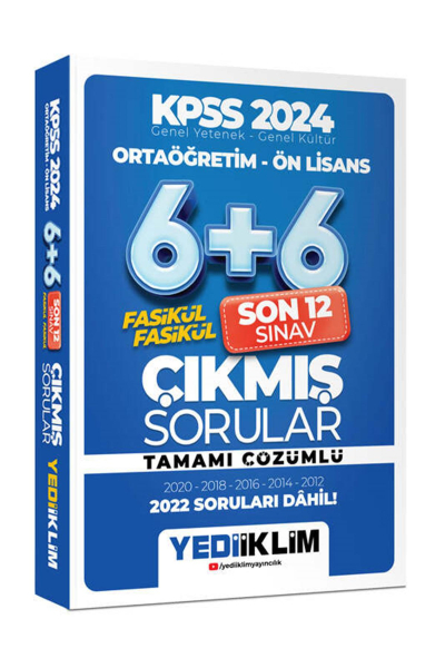 Ortaöğretim - Ön Lisans Fasikül Fasikül Son 12 Sınav Çıkmış Sorular Tamamı Çözümlü (2012-2022) Fenomen Fotokopi - YKS - KPSS - ALES