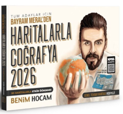 2026 Tüm Adaylar İçin Haritalarla Coğrafya Konu Anlatımı Benim Hocam Yayınları Fenomen Fotokopi - YKS - KPSS - ALES