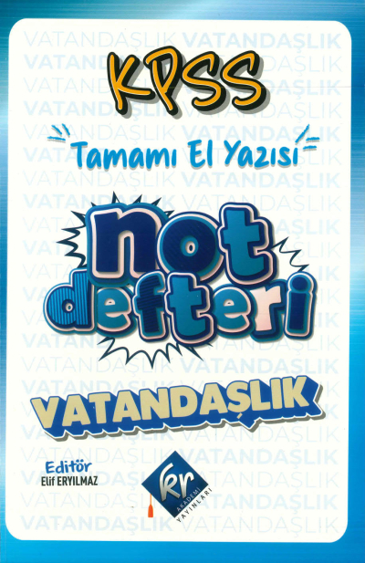 VATANDAŞLIK NOT DEFTERİ TAMAMI EL YAZISI Fenomen Fotokopi - YKS - KPSS - ALES