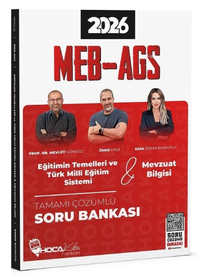 2026 MEB-AGS Eğitimin Temelleri ve Türk Milli Eğitim Sistemi, Mevzuat Bilgisi Soru Bankası Çözümlü Hoca Kafası Yayınları Fenomen Fotokopi - YKS - KPSS - ALES