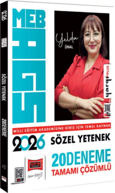 MEB-AGS Sözel Yetenek 20 Deneme Çözümlü - Yelda Ünal Yargı Yayınları Fenomen Fotokopi - YKS - KPSS - ALES