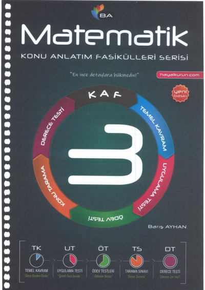 KAF 3 MATEMATİK Fenomen Fotokopi - YKS - KPSS - ALES