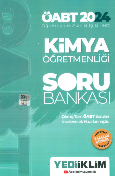 ÖABT KİMYA ÖĞRETMENLİĞİ SORU BANKASI Fenomen Fotokopi - YKS - KPSS - ALES