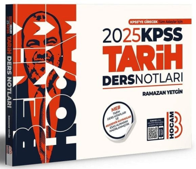 Benim Hocam Yayınları 2025 KPSS Tarih Video Ders Notları Fenomen Fotokopi - YKS - KPSS - ALES