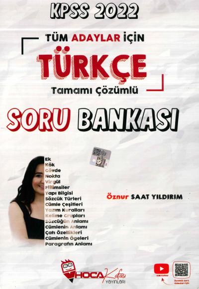 TÜRKÇE TAMAMI ÇÖZÜMLÜ SORU BANKASI TÜM ADAYLAR İÇİN