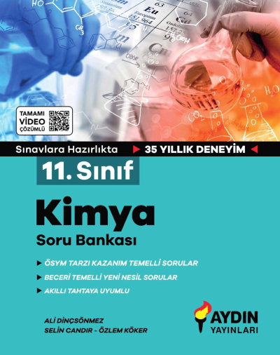 11. Sınıf Kimya Tamamı Video Çözümlü Soru Bankası Aydın Yayınları Fenomen Fotokopi - YKS - KPSS - ALES