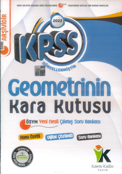 GEOMETRİNİN KARA KUTUSU KONU ÖZETLİ ÇIKMIŞ SORULAR Fenomen Fotokopi - YKS - KPSS - ALES
