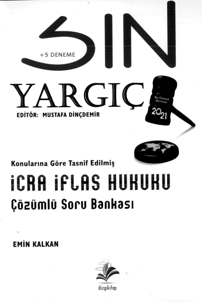 YARGIÇ İCRA İFLAS HUKUKU ÇÖZÜMLÜ SORU BANKASI Fenomen Fotokopi - YKS - KPSS - ALES