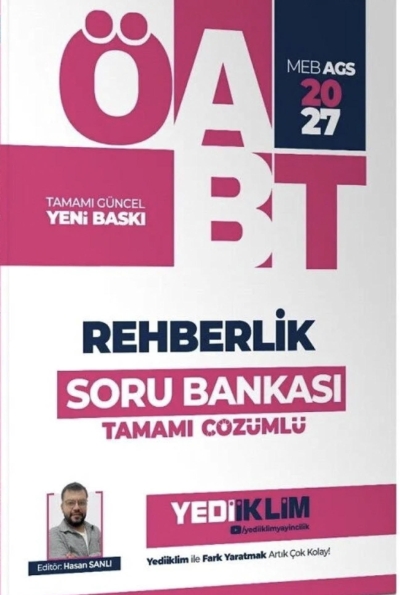 MEB AGS ÖABT Rehberlik Tamamı Çözümlü Soru Bankası Yediiklim Yayınları Fenomen Fotokopi - YKS - KPSS - ALES