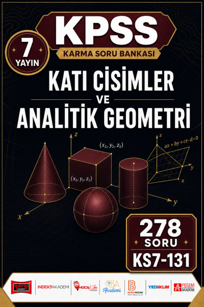 Katı Cisimler ve Analitik Geometri 7 Yayın 278 Soru Fenomen Fotokopi - YKS - KPSS - ALES