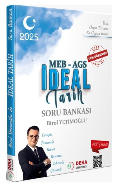 2025 MEB-AGS İdeal Tarih Soru Bankası Çözümlü Deka Akademi Yayınları Fenomen Fotokopi - YKS - KPSS - ALES