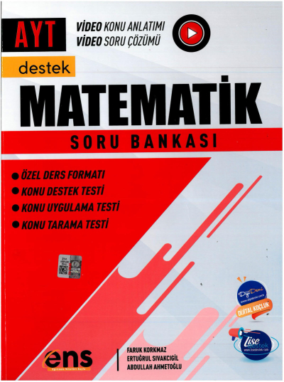 AYT Matematik Destek Soru Bankası ENS Yayınları