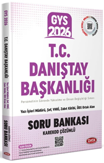 2026 T.C. Danıştay Başkanlığı GYS Soru Bankası Data Yayınları Fenomen Fotokopi - YKS - KPSS - ALES