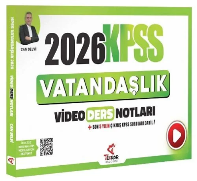 2026 KPSS Vatandaşlık Video Ders Notu Tekrar Akademi Yayınları Fenomen Fotokopi - YKS - KPSS - ALES