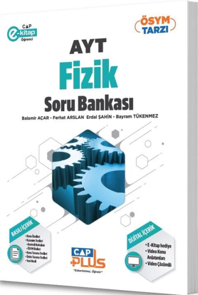 AYT Fizik Plus Soru Bankası Çap Yayınları Fenomen Fotokopi - YKS - KPSS - ALES