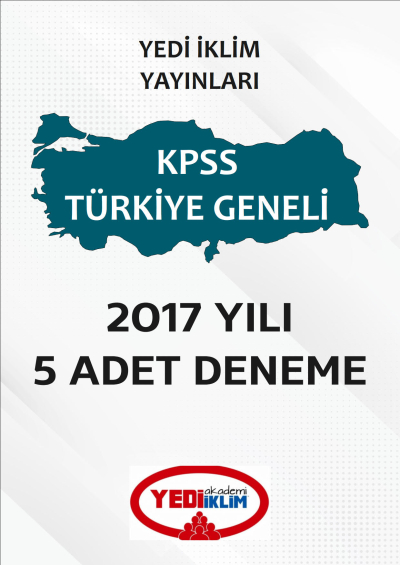 YEDİİKLİM 5 ADET DENEME Fenomen Fotokopi - YKS - KPSS - ALES