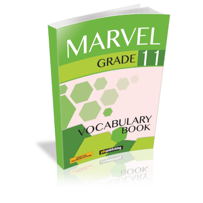 Vocabulary Book - Marvel Grade 11 Fenomen Fotokopi - YKS - KPSS - ALES
