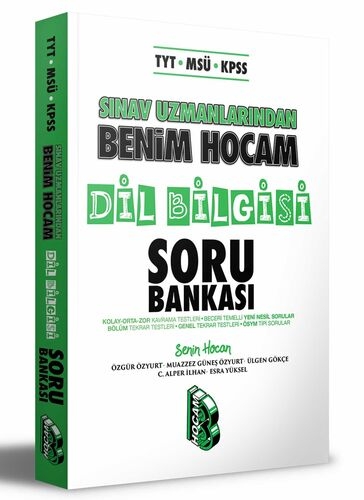 TYT MSÜ KPSS Sınav Uzmanlarından Dil Bilgisi Soru Bankası Benim Hocam Yayınları Fenomen Fotokopi - YKS - KPSS - ALES