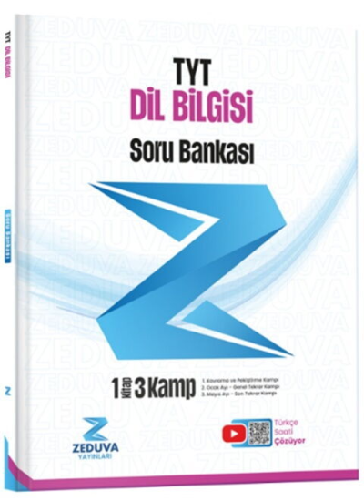 Türkçe Saati TYT Dil Bilgisi 1 Kitap 3 Kamp Soru Bankası Zeduva Yayınları Fenomen Fotokopi - YKS - KPSS - ALES