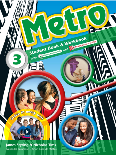 Metro 3 Student Book Workbook Fenomen Fotokopi - YKS - KPSS - ALES