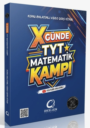TYT X Günde Matematik Kampı Konu Anlatımlı Video Ders Kitabı Oksijen Yayınları Fenomen Fotokopi - YKS - KPSS - ALES