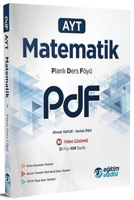 AYT Pdf Matematik Video Anlatım Destekli Eğitim Vadisi Yayınları Fenomen Fotokopi - YKS - KPSS - ALES