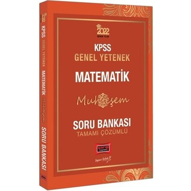 2022 KPSS Genel Yetenek Genel Kültür MUHTEŞEM MATEMATİK Soru Bankası  Fenomen Fotokopi - YKS - KPSS - ALES