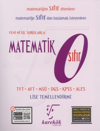 Matematik 0 (Sıfır) Fenomen Fotokopi - YKS - KPSS - ALES