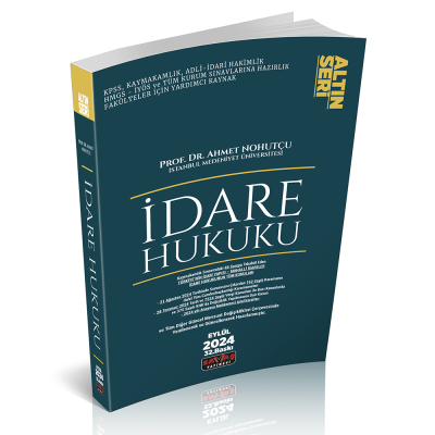 Savaş Yayınevi İdare Hukuku Konu Anlatımı Ahmet Nohutçu Eylül 2024 Fenomen Fotokopi - YKS - KPSS - ALES