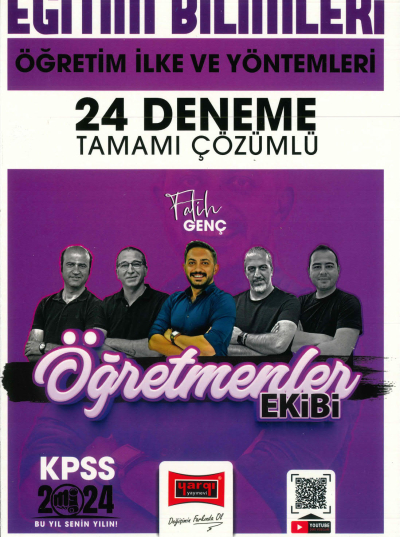 ÖĞRETİM İLKE VE YÖNTEMLERİ 24 DENEME TAMAMI ÇÖZÜMLÜ (ÖĞRETMENLER EKİBİ) Fenomen Fotokopi - YKS - KPSS - ALES