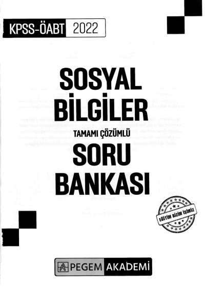 SOSYAL BİLGİLER TAMAMI ÇÖZÜMLÜ SORU BANKASI Fenomen Fotokopi - YKS - KPSS - ALES