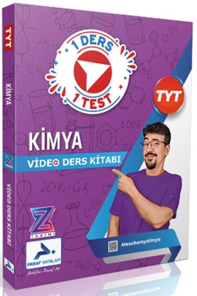 Meschemy Kimya Paraf Z Takımı TYT Kimya Video Ders Anlatım Kitabı Prf Paraf Yayınları Fenomen Fotokopi - YKS - KPSS - ALES
