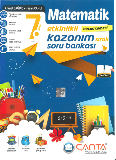 7.Sınıf Kazanım Matematik Soru Bankası Çanta Yayınları