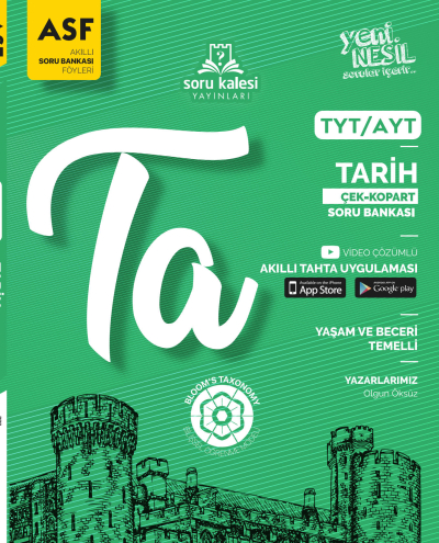 TYT AYT Tarih Çek Kopart Akıllı Soru Bankası Föyü Soru Kalesi Yayınları