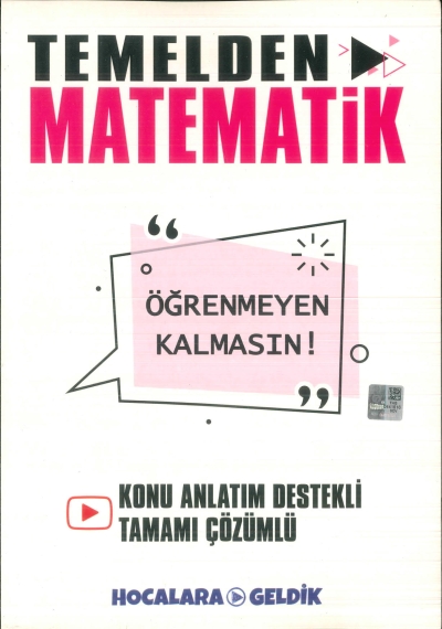Temelden Matematik Öğrenmeyen Kalmasın Hocalara Geldik Fenomen Fotokopi - YKS - KPSS - ALES