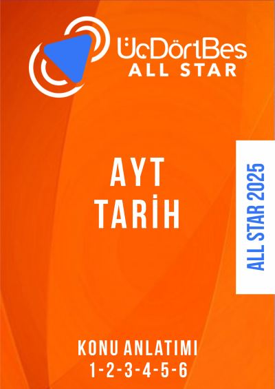 ALL STAR AYT TARİH Konu Anlatım (1-2-3-4-5-6 Hepsi Bir Arada) Fenomen Fotokopi - YKS - KPSS - ALES