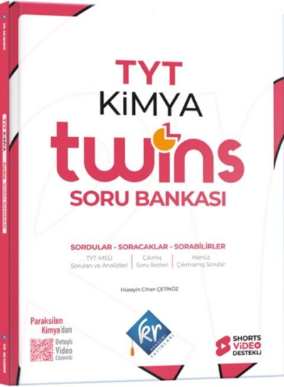 TYT Twins Kimya Soru Bankası KR Akademi Yayınları Fenomen Fotokopi - YKS - KPSS - ALES