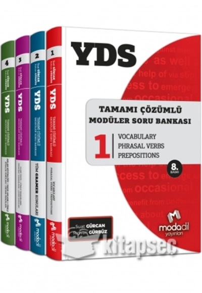 YDS TAMAMI ÇÖZÜMLÜ MODÜLER SORU BANKASI 3. KİTAP