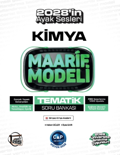 Üniversiteye Hazırlık Kimya Ders Platosu Maarif Modeli Tematik Soru Bankası Çap Yayınları Fenomen Fotokopi - YKS - KPSS - ALES