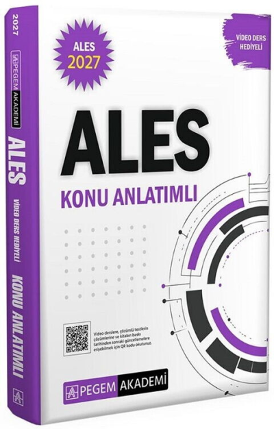 2027 ALES Konu Anlatımlı (Video Ders Hediyeli) Pegem Akademi Yayıncılık Fenomen Fotokopi - YKS - KPSS - ALES